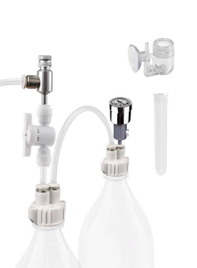 Clscea G211 Aquarium DIY CO2 Generator System Kit with Needle Valve & CO2 Diffuser - Image 1